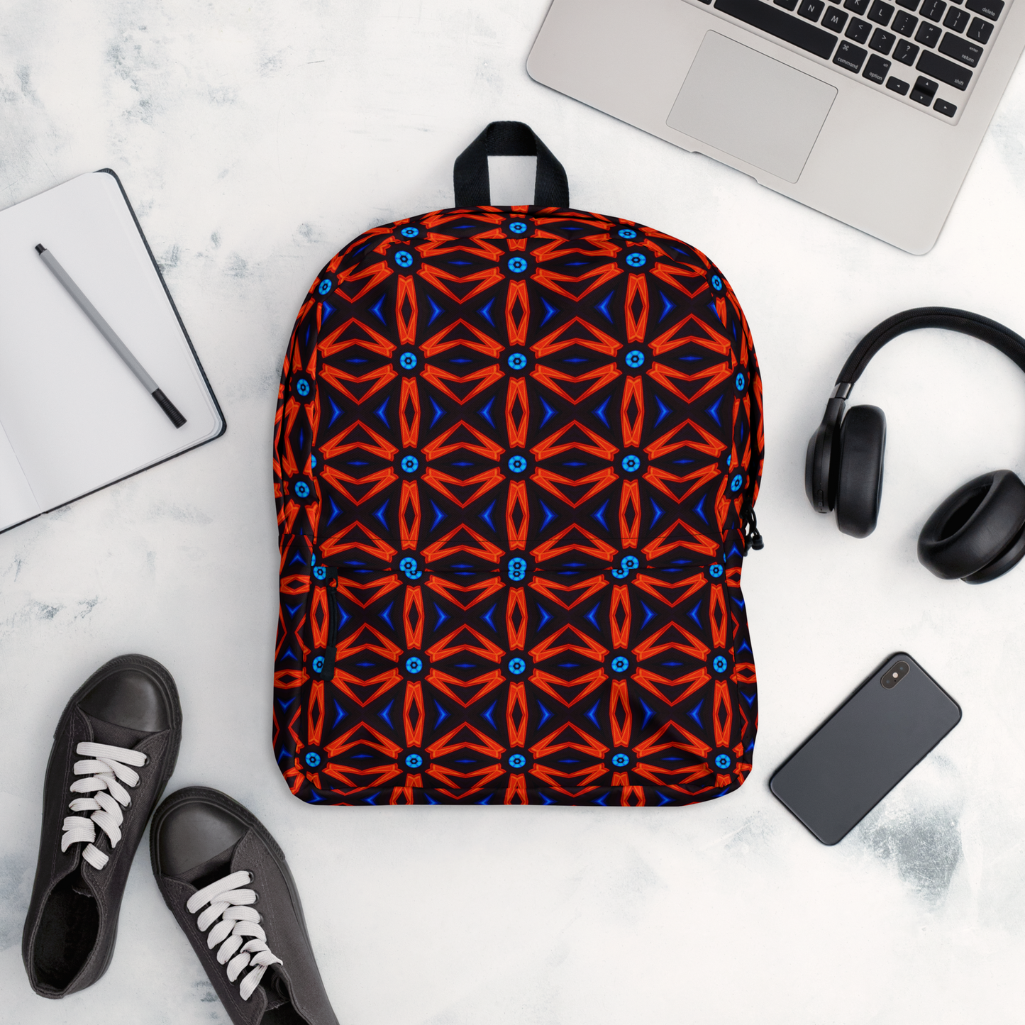 Backpack w/ Front Pocket (Red Star)