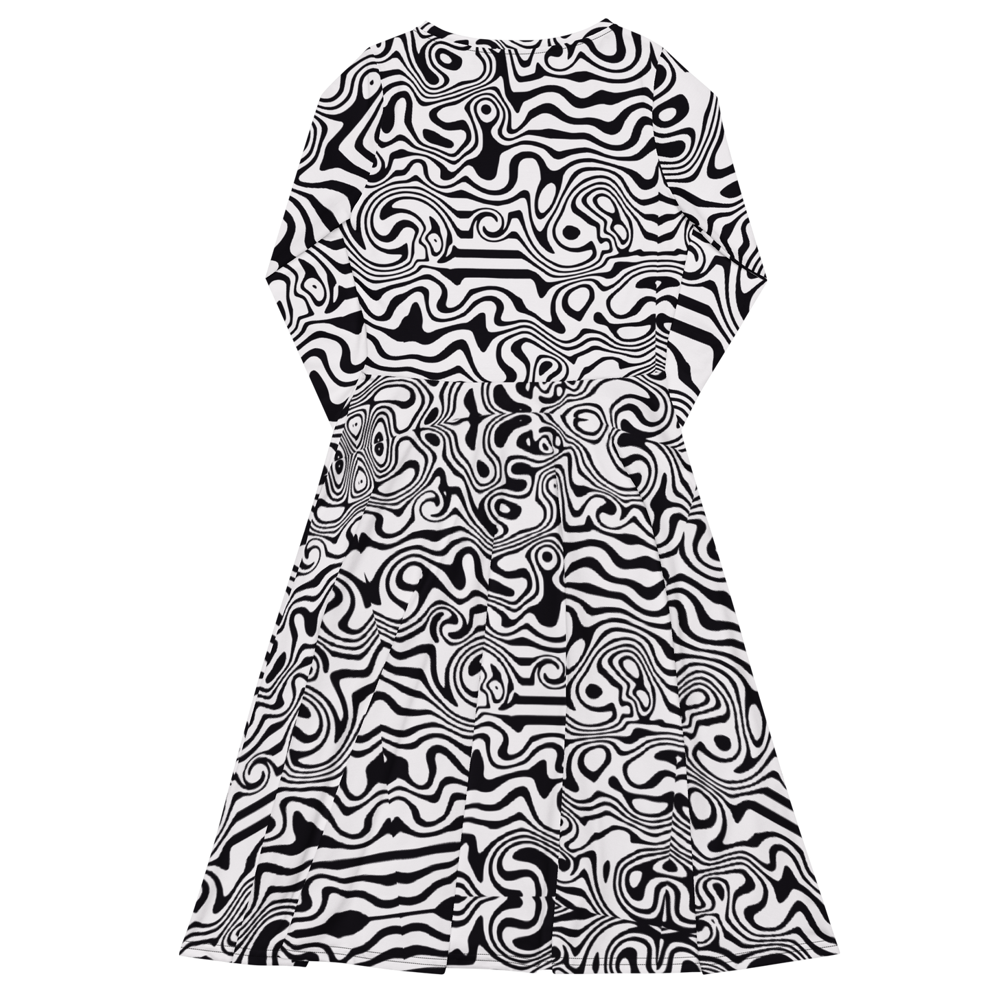 Long sleeve midi dress (Noir Noodle)