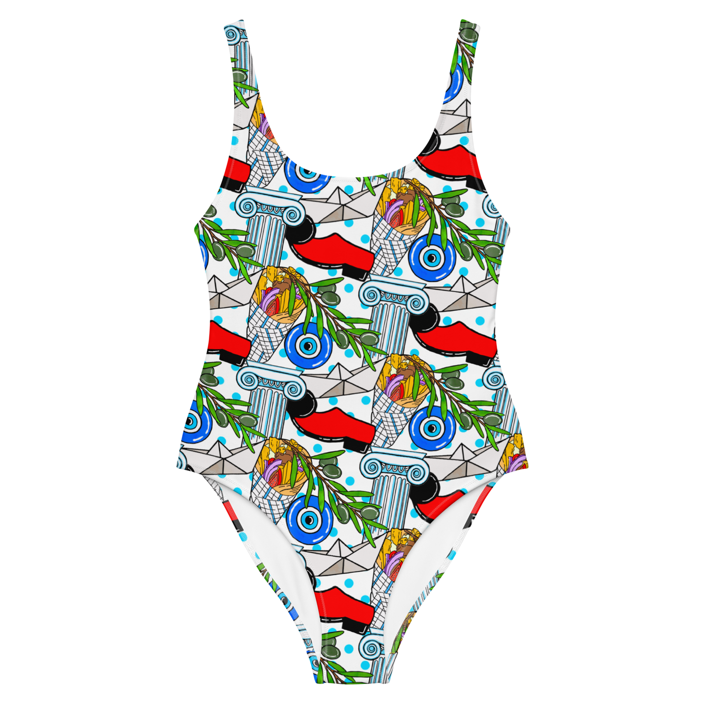 One-Piece Swimsuit (Greek)