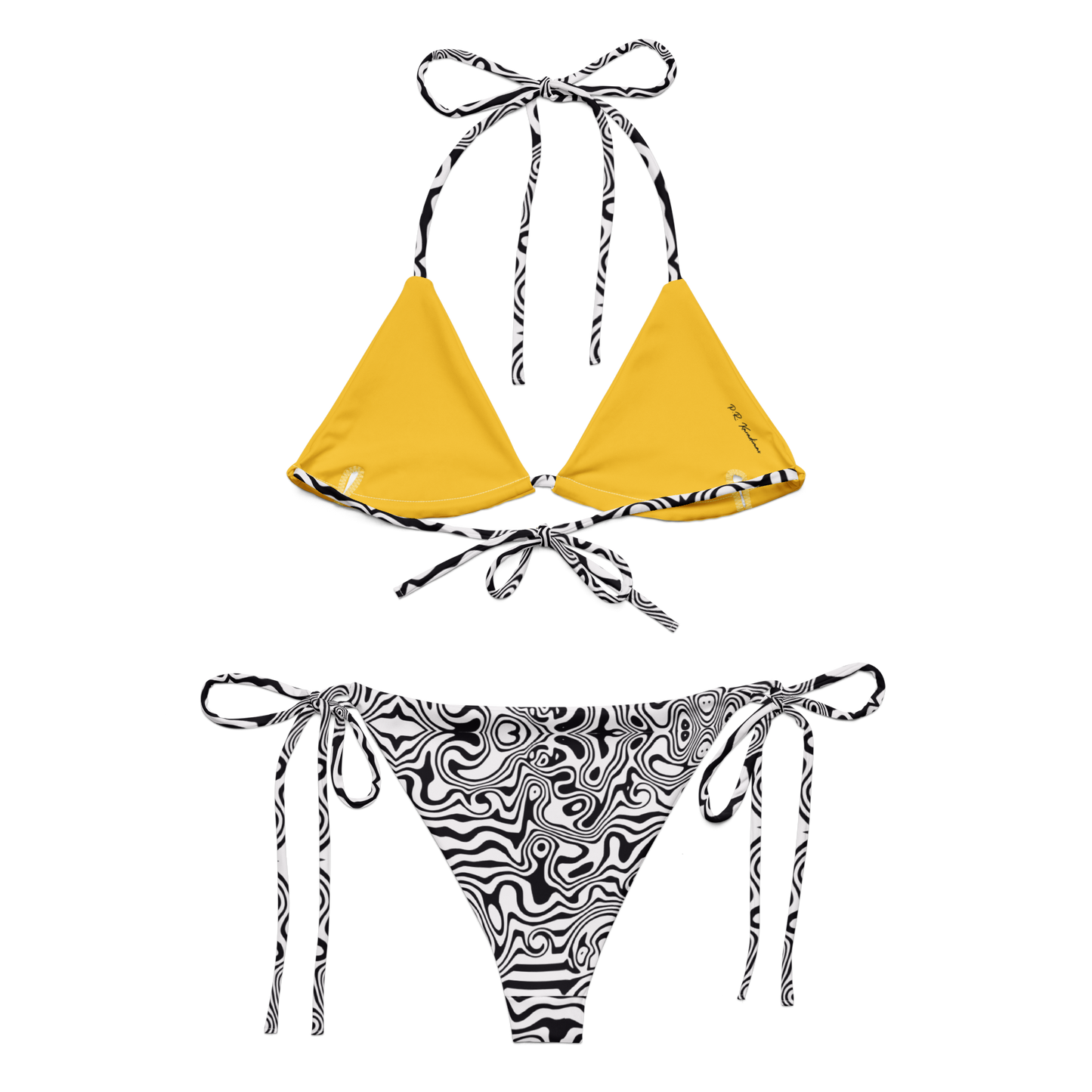 String bikini (Noir Noodle)