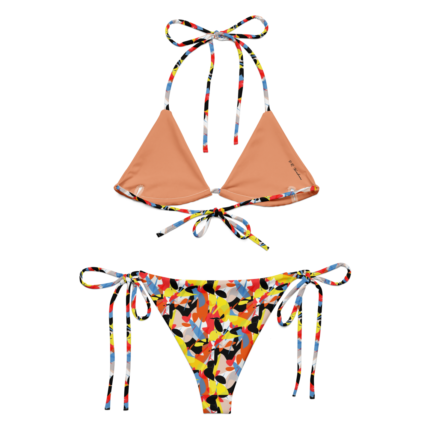 String bikini (Abstract Ovals)