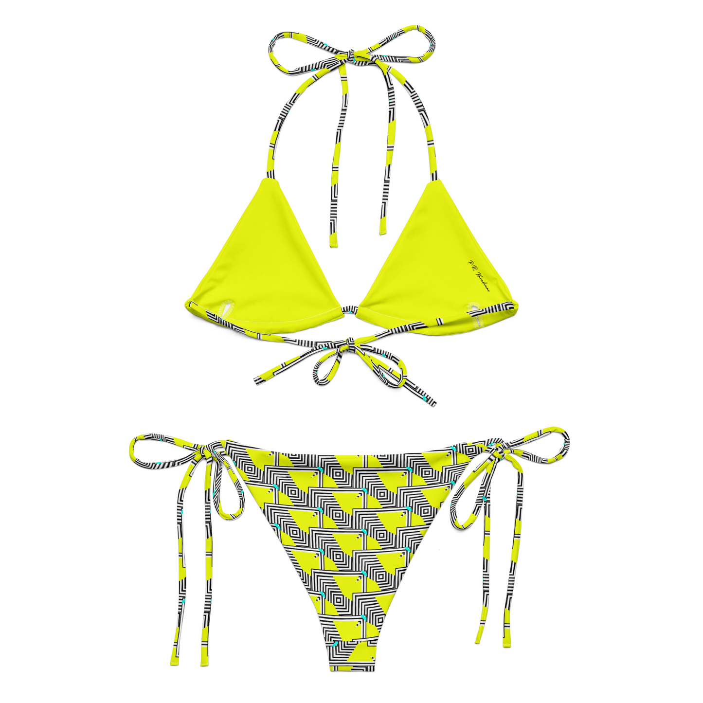 String bikini (Retro Yellow)