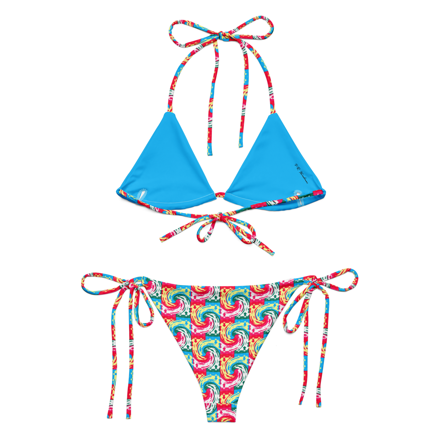 String bikini (Pinks Waves)