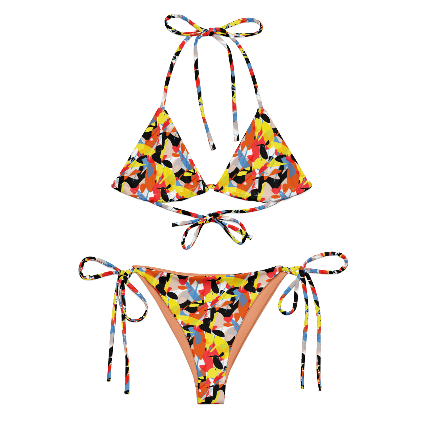 String bikini (Abstract Ovals)