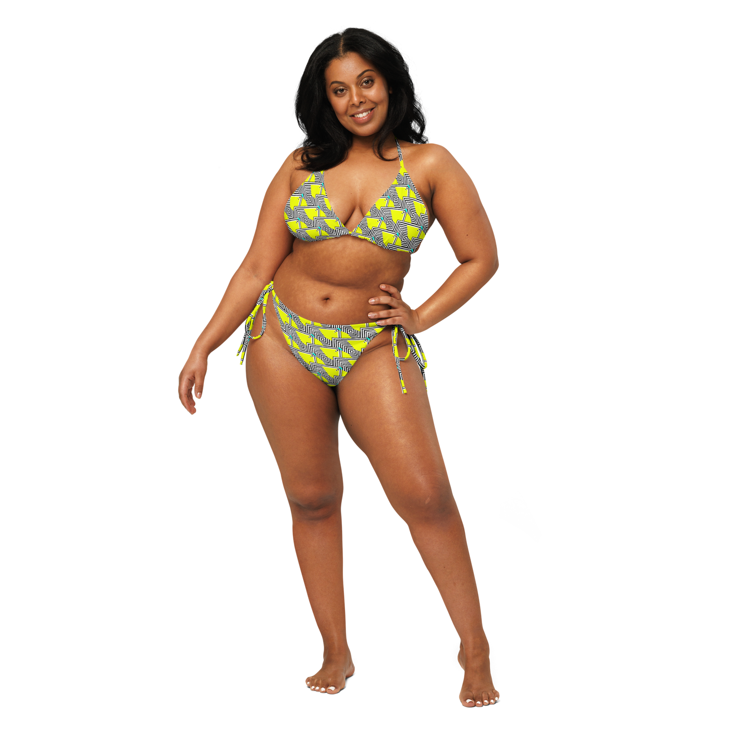 String bikini (Retro Yellow)