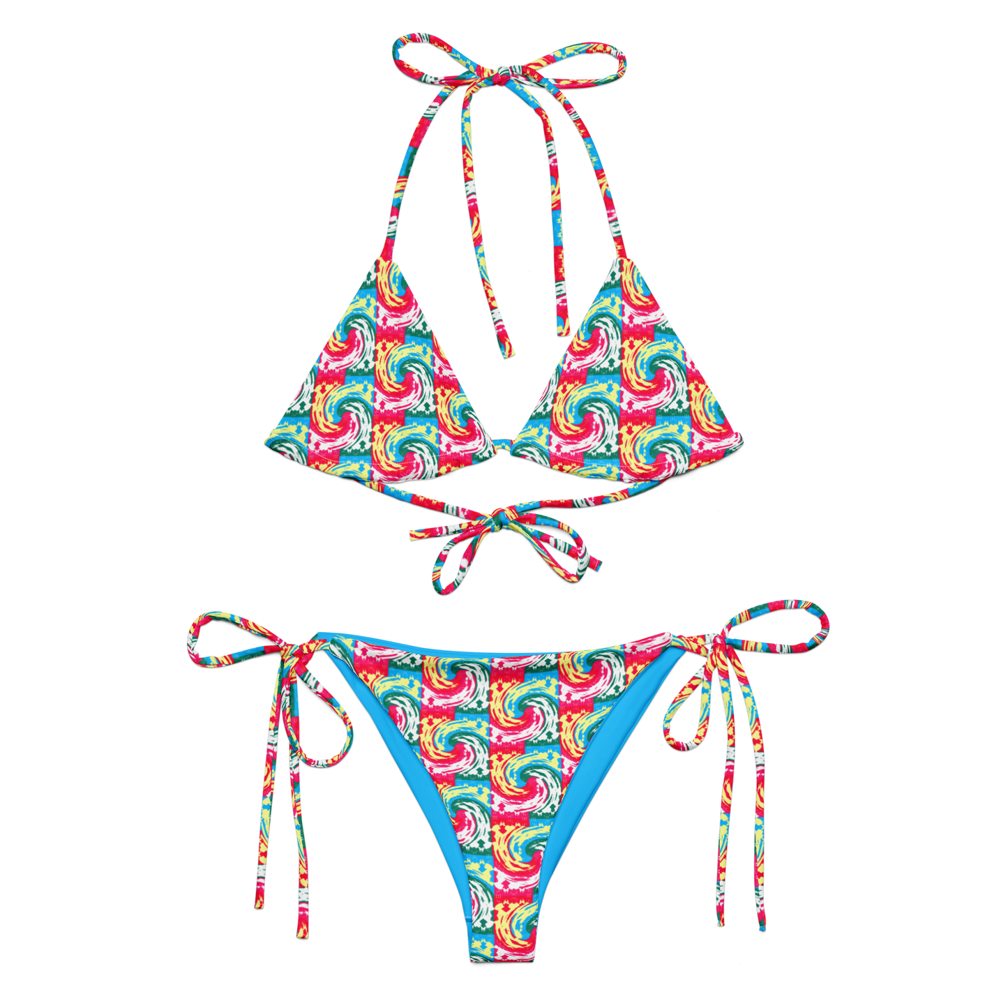 String bikini (Pinks Waves)