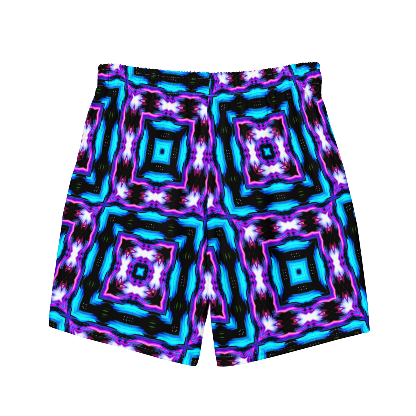 Men's swim trunks (Neon Purple & Blue)