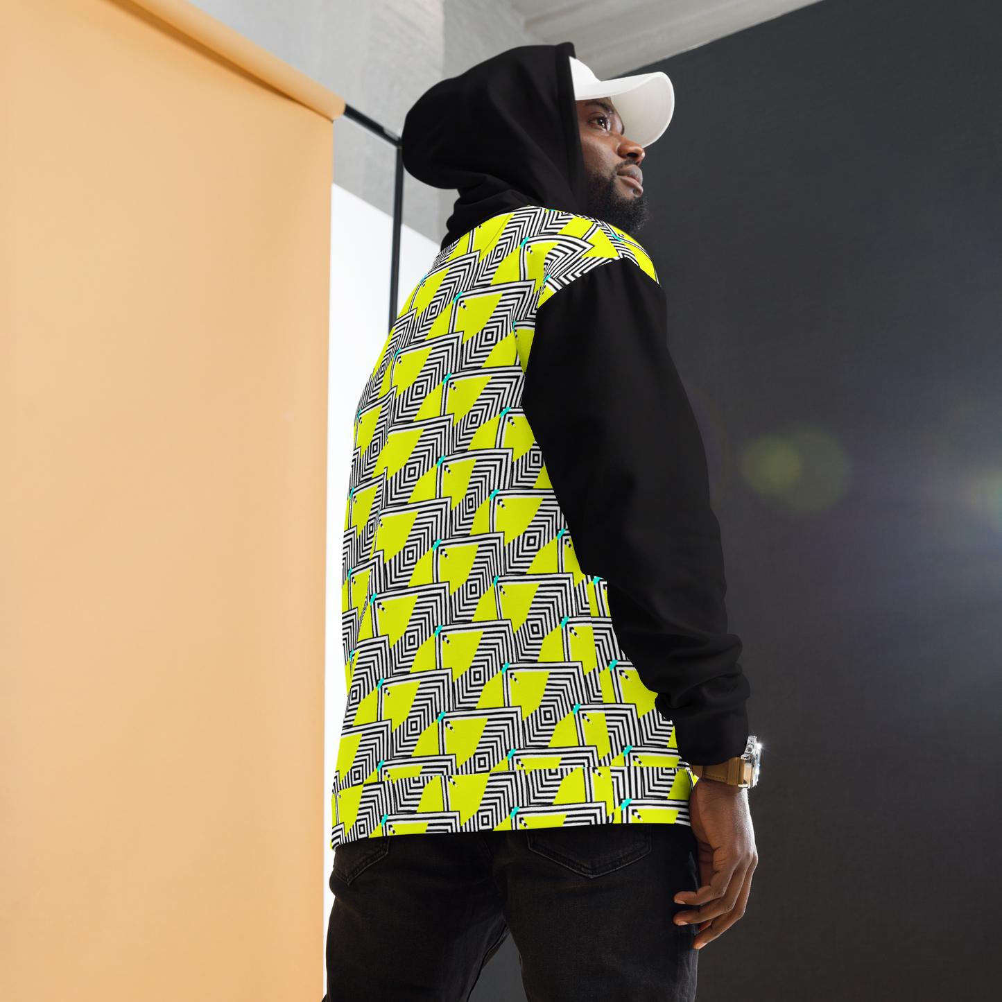 Unisex Hoodie (Retro Yellow)