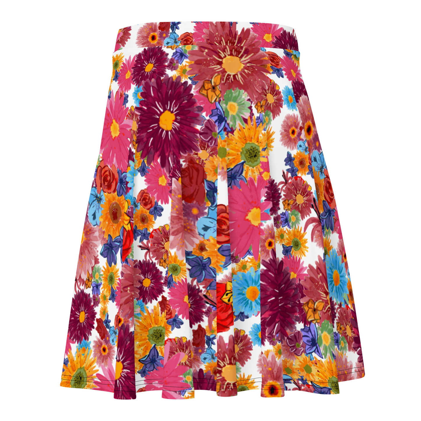 Skater Skirt (Watercolor Flowers)