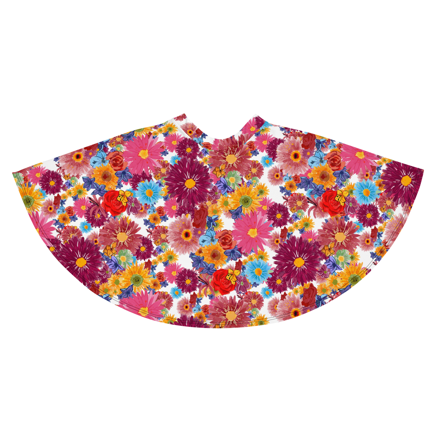 Skater Skirt (Watercolor Flowers)