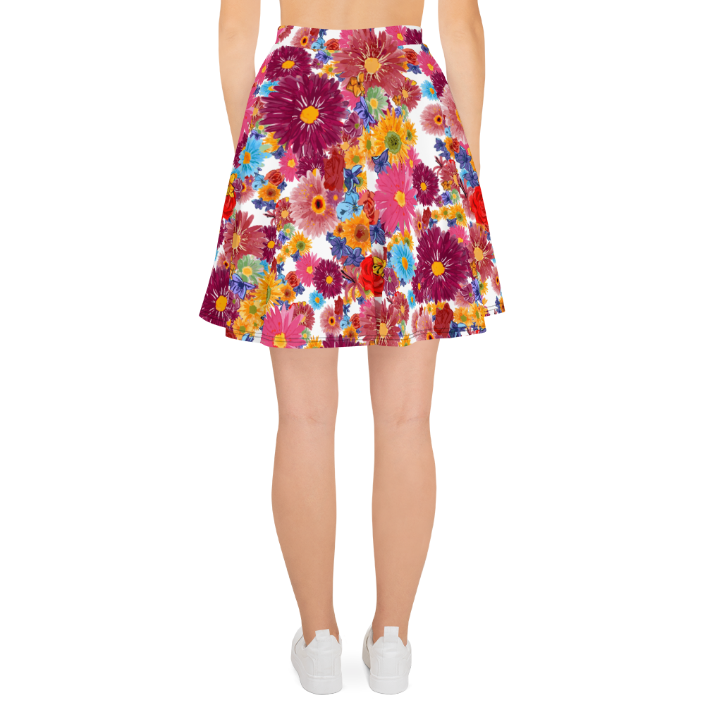 Skater Skirt (Watercolor Flowers)