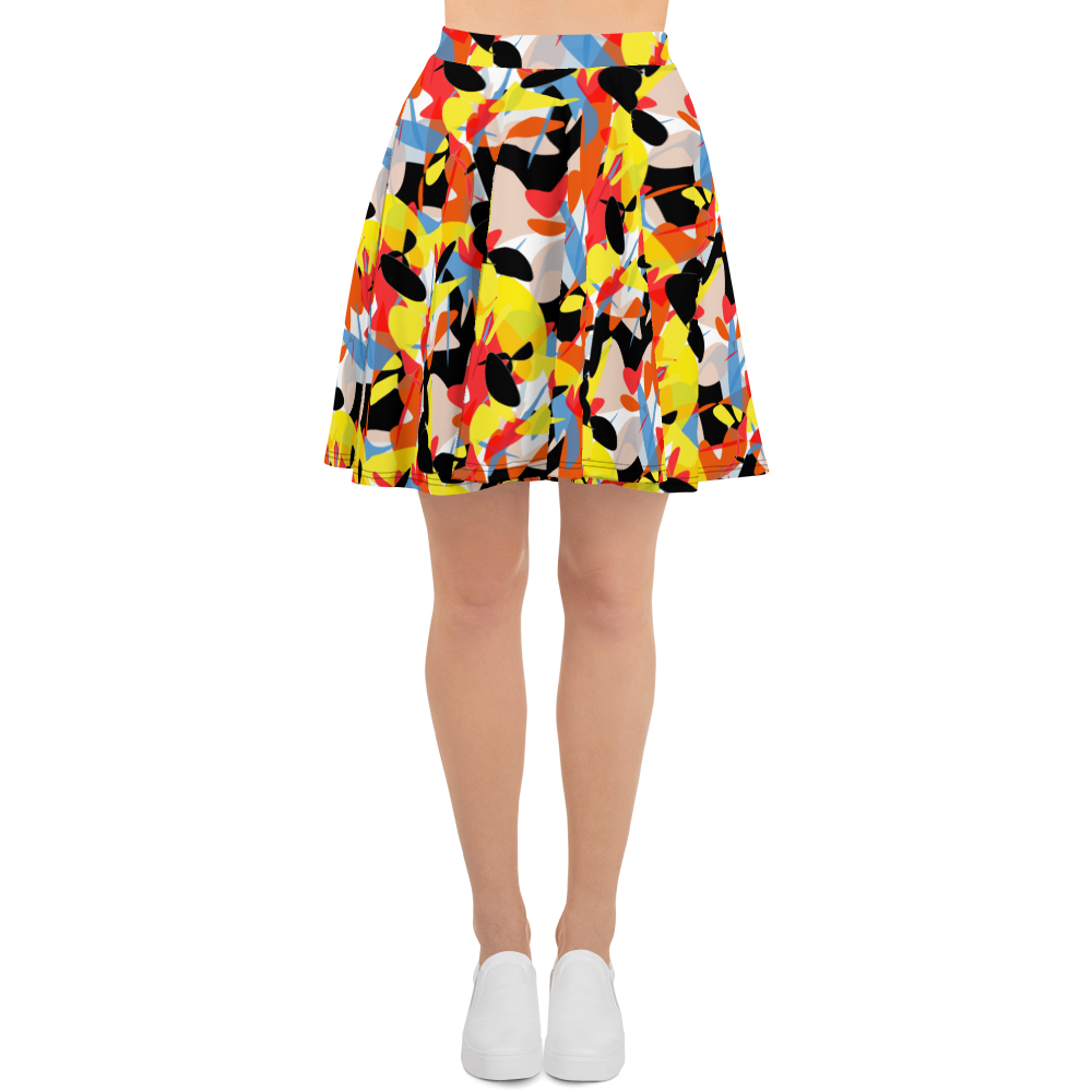 Skater Skirt (Abstract Ovals) (Abstract Ovals)