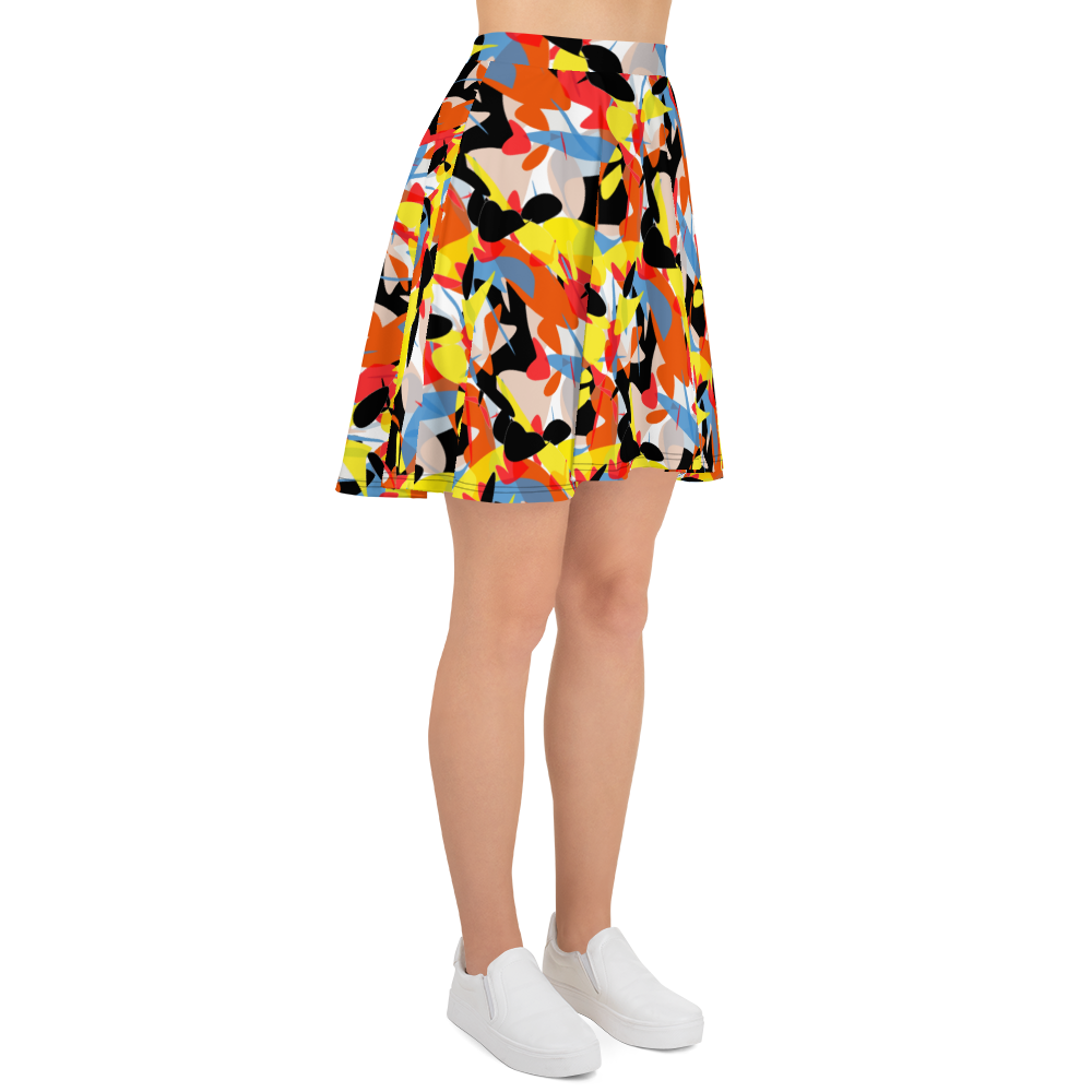 Skater Skirt (Abstract Ovals) (Abstract Ovals)
