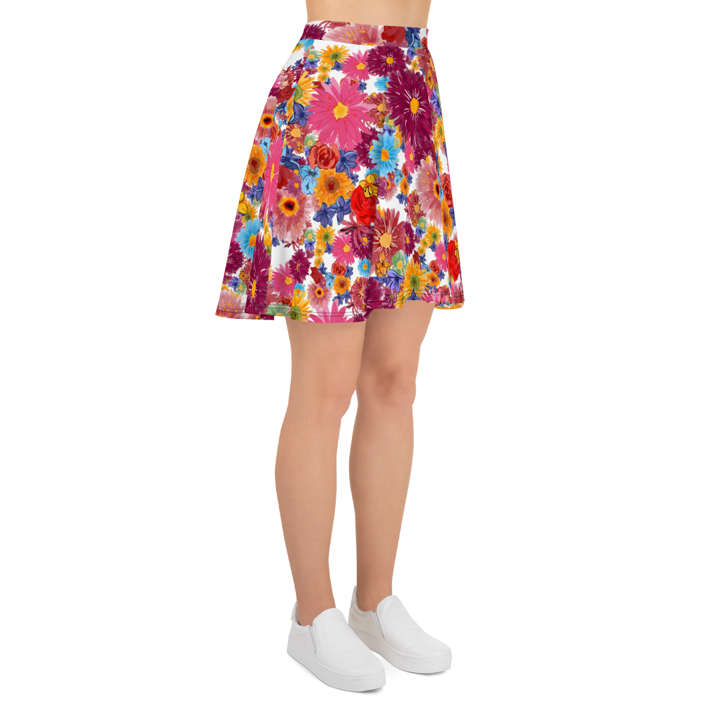 Skater Skirt (Watercolor Flowers)