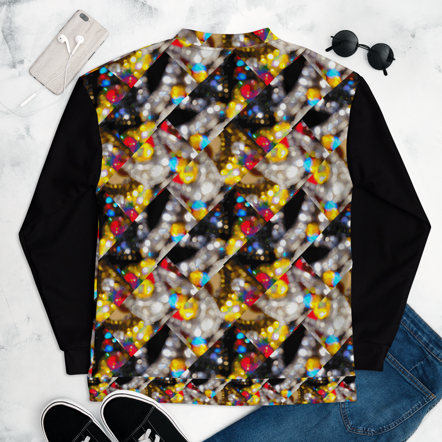 Unisex Bomber Jacket (Jewels)