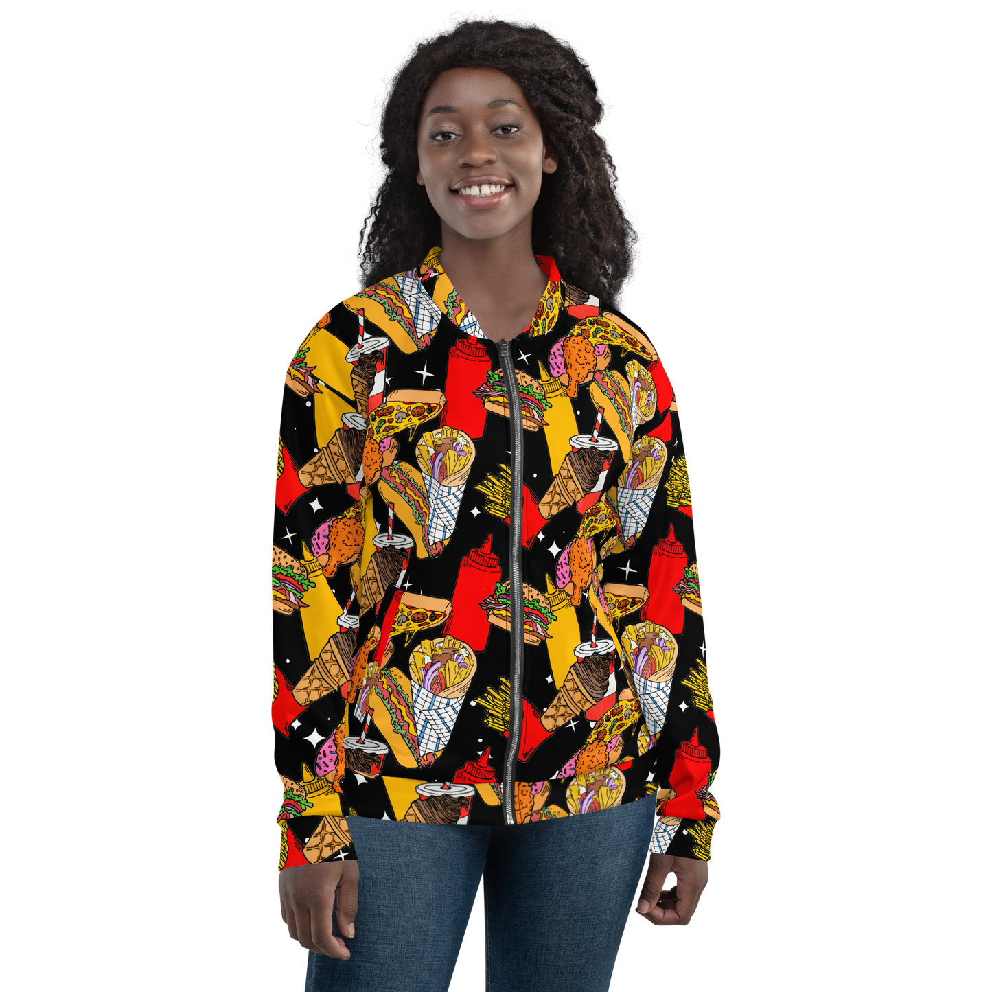 Unisex Bomber Jacket (Fast Food)