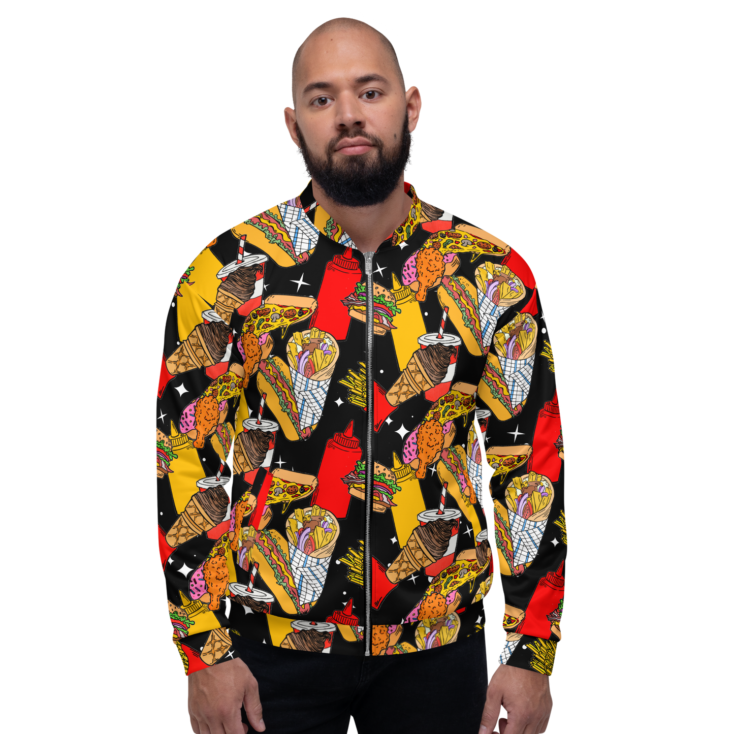 Unisex Bomber Jacket (Fast Food)
