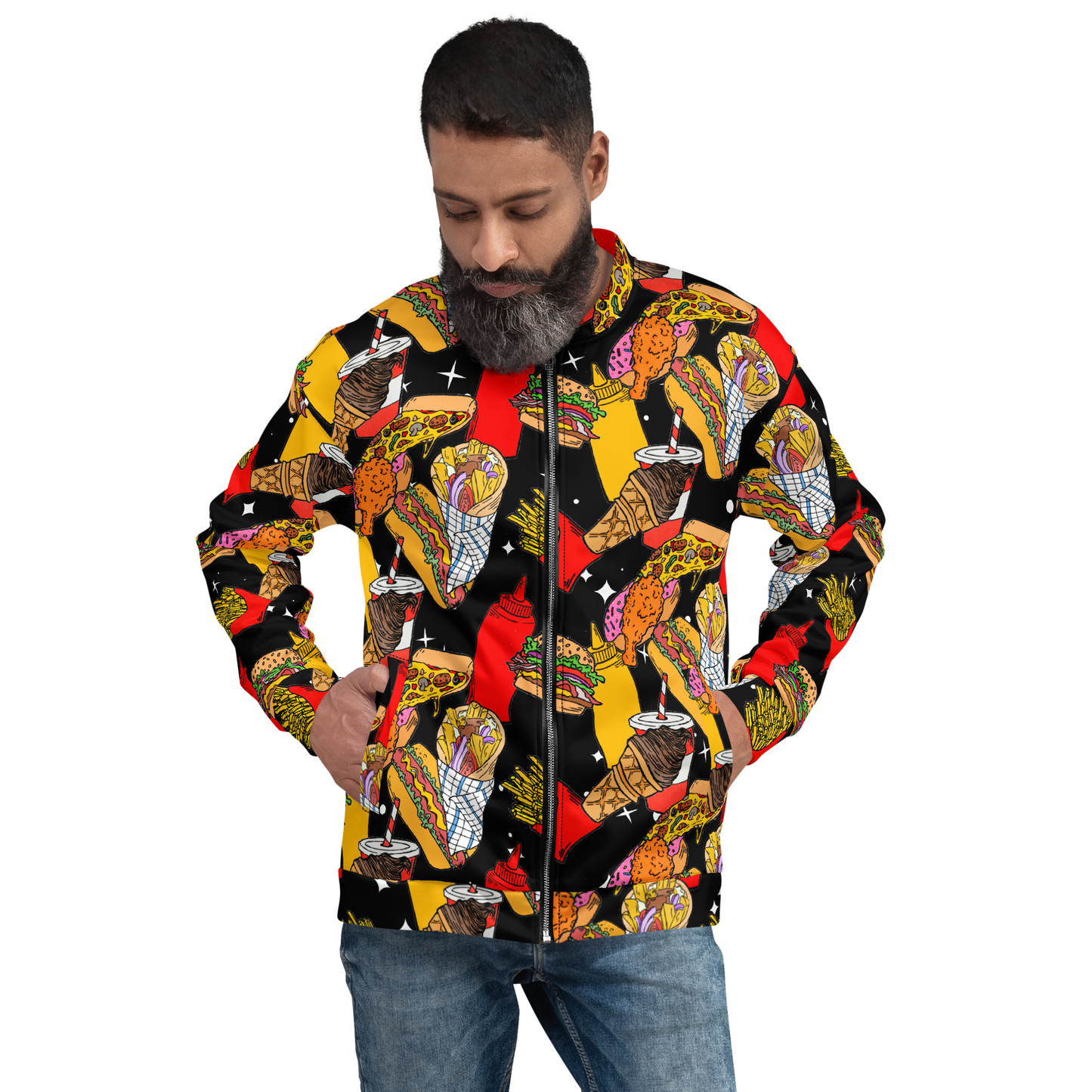 Unisex Bomber Jacket (Fast Food)
