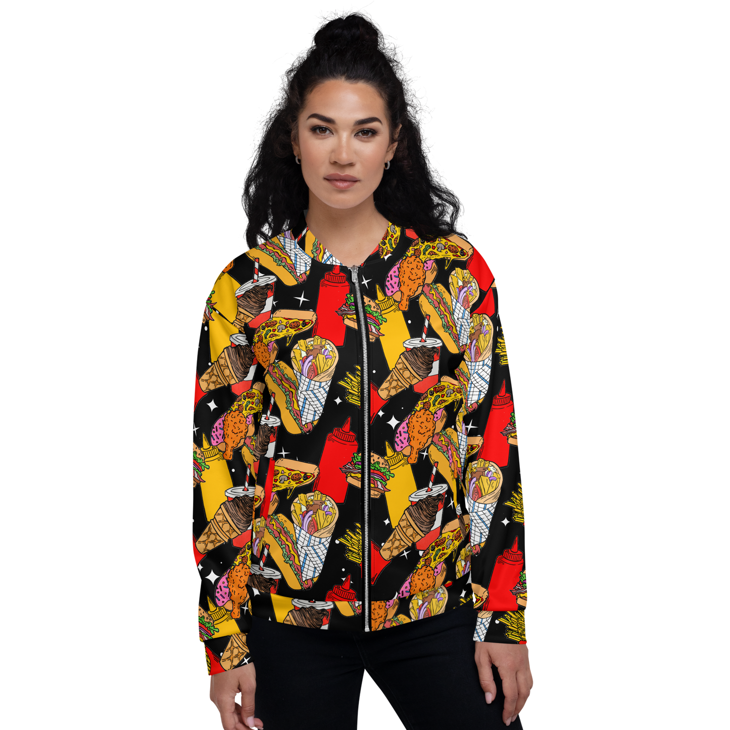 Unisex Bomber Jacket (Fast Food)