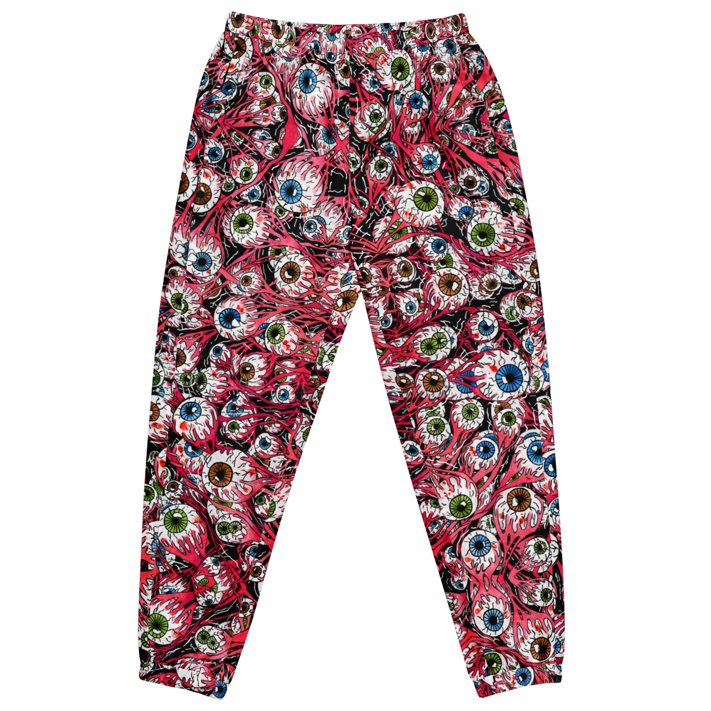 Unisex track pants (Eyeballs|Black)