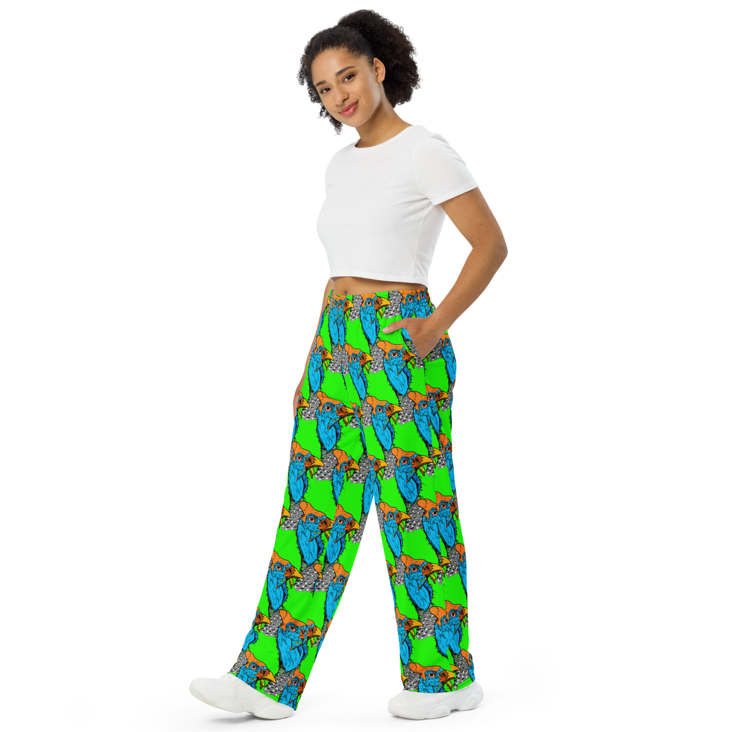 Unisex wide-leg pants (Funky Chicken)