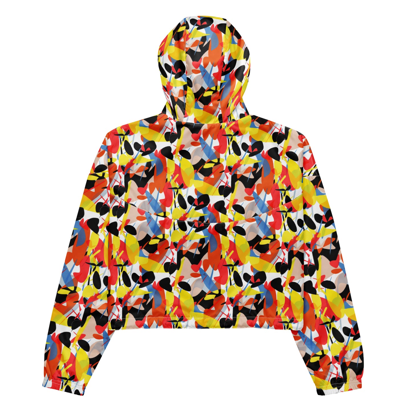 Cropped windbreaker (Abstract Ovals)