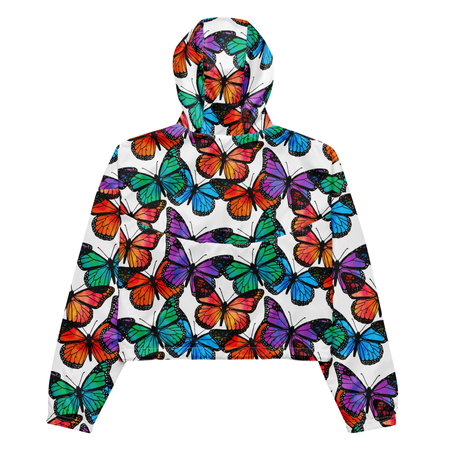 Cropped windbreaker (Butterflies)