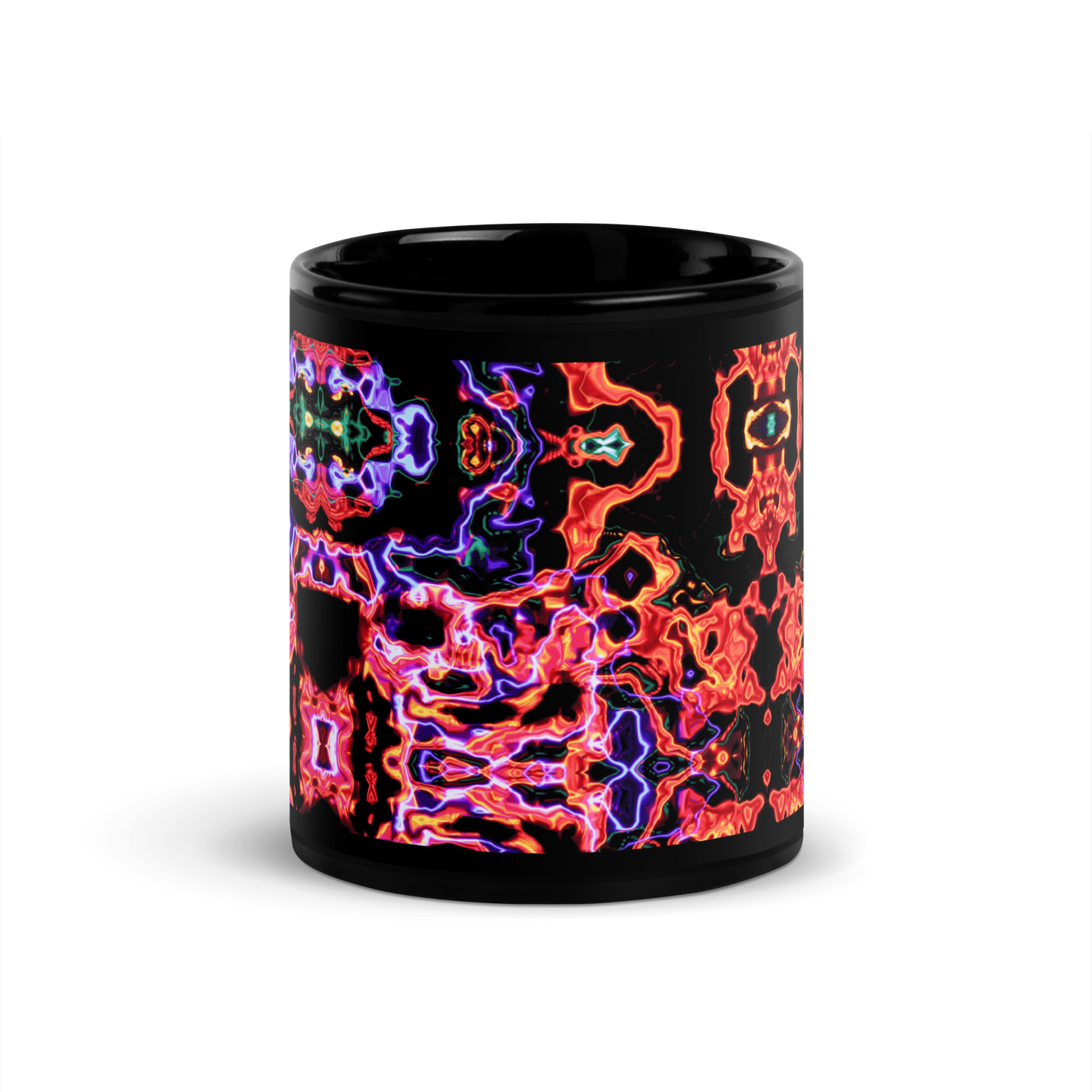 Black Glossy Mug (Lava Lamp)