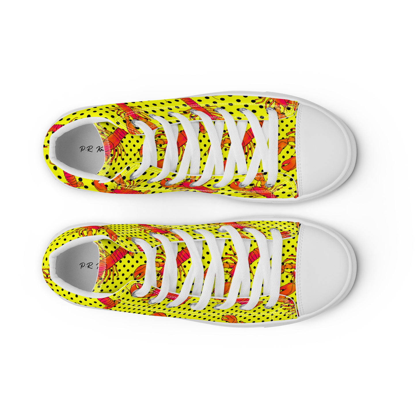 Men’s high top canvas shoes (Rock Lobster)