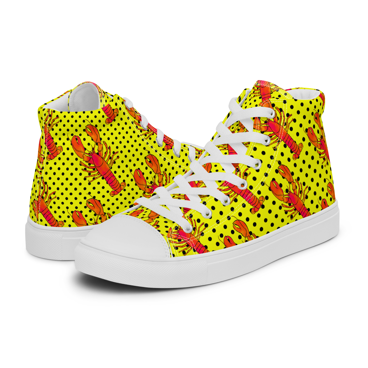 Men’s high top canvas shoes (Rock Lobster)
