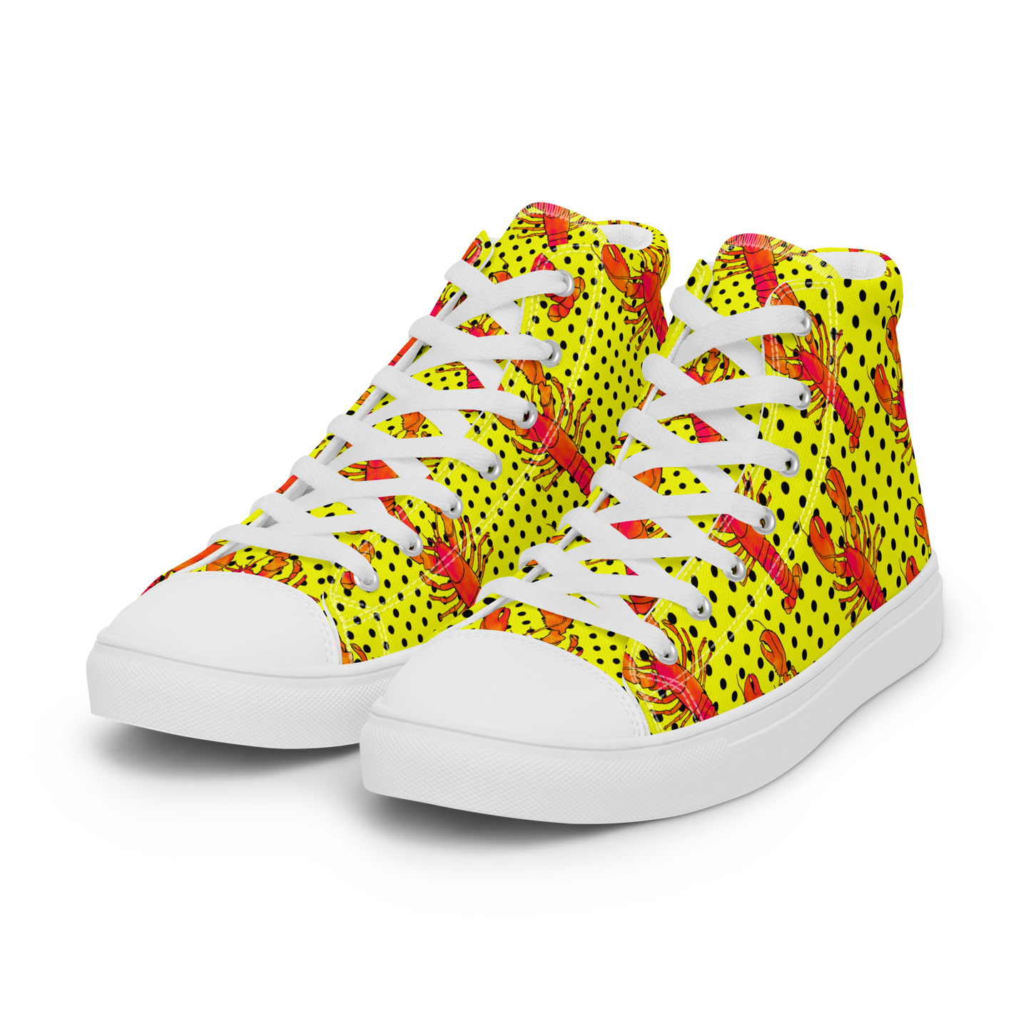 Men’s high top canvas shoes (Rock Lobster)