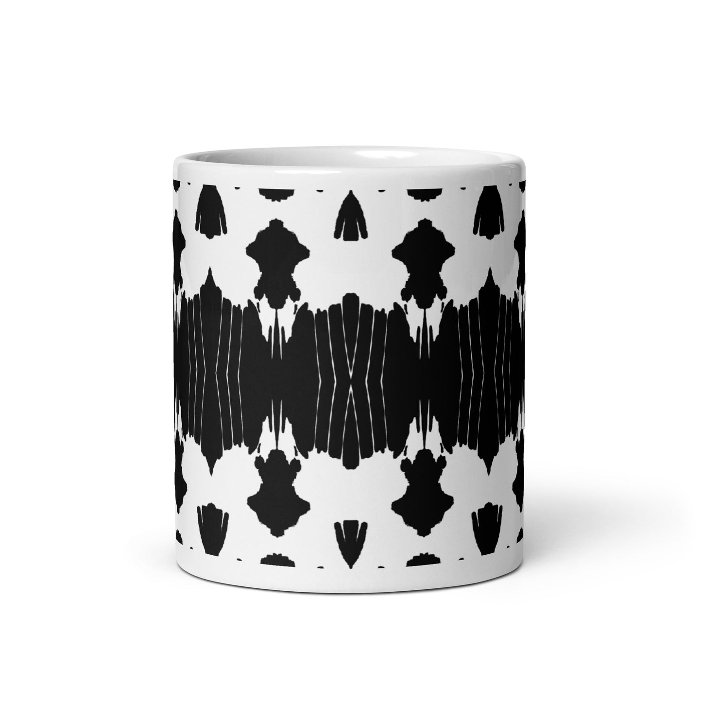 White glossy Mug (Inkblot)