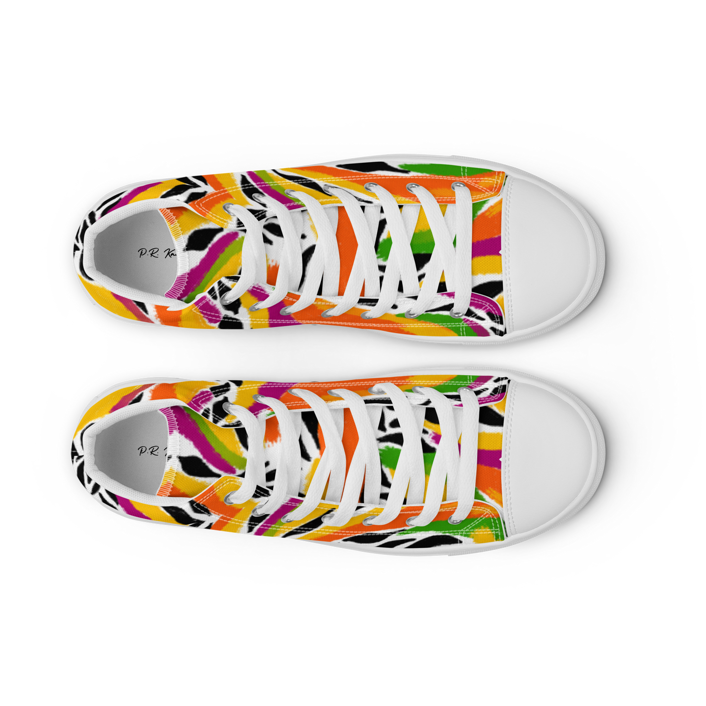 Women’s high top canvas shoes (Mango Mosaic)