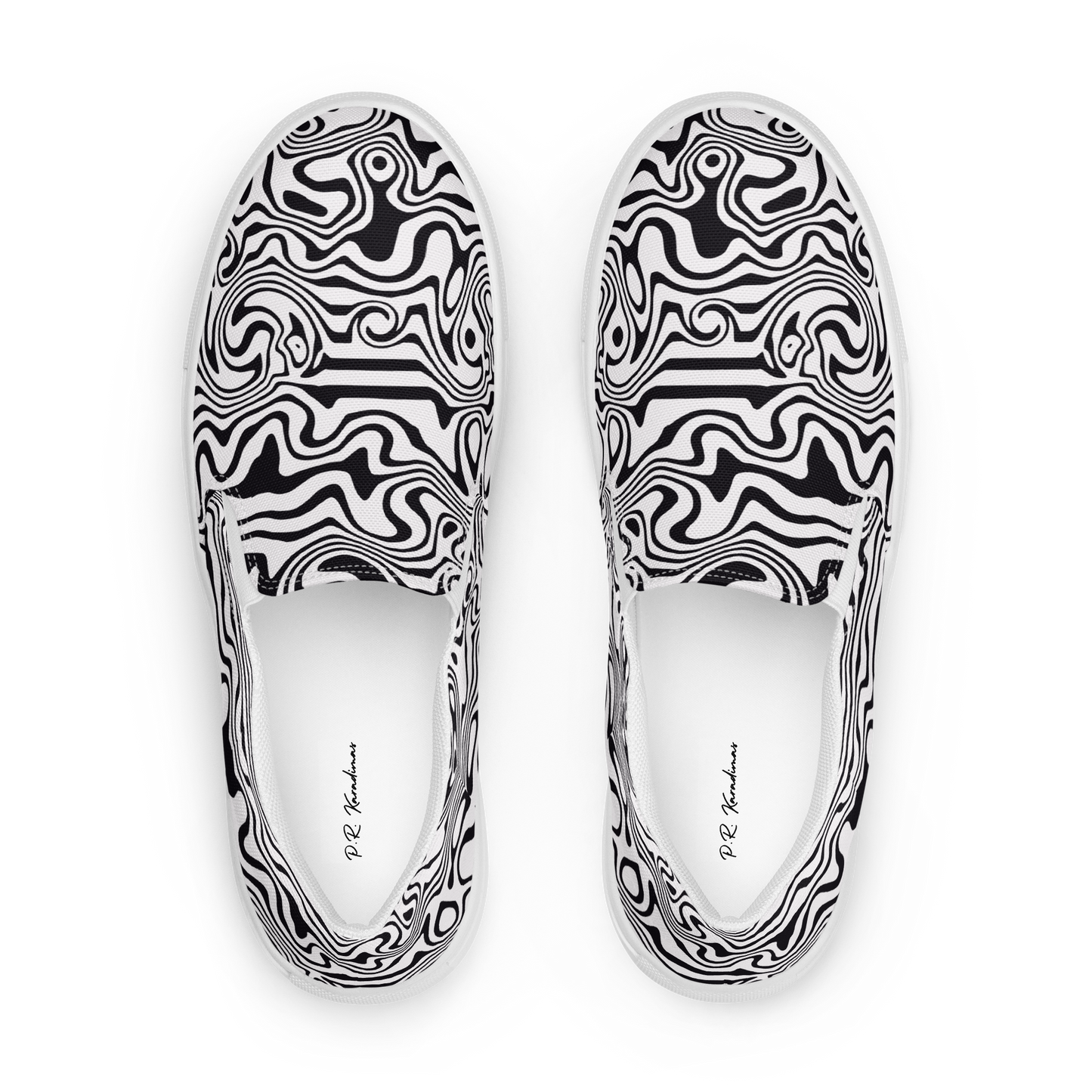 Women’s slip-on canvas shoes (Noir Noodle)