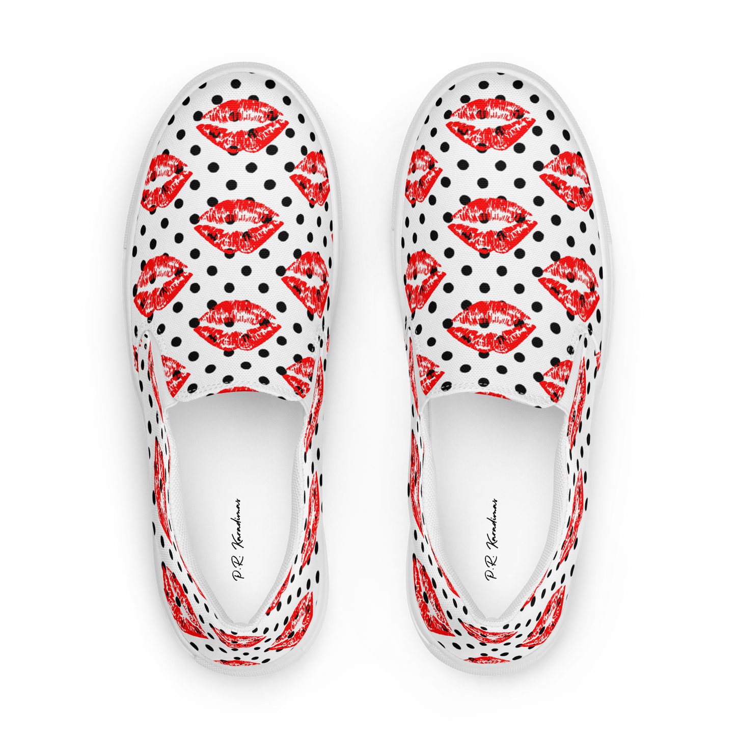 Women’s slip-on canvas shoes (Lips)