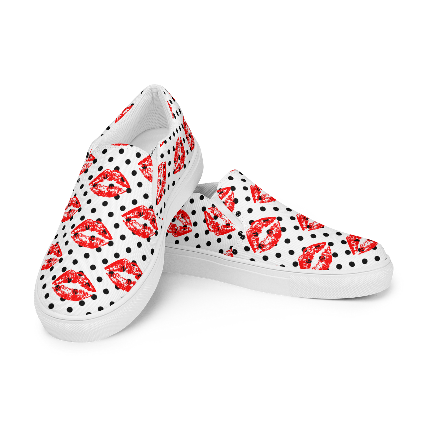 Women’s slip-on canvas shoes (Lips)