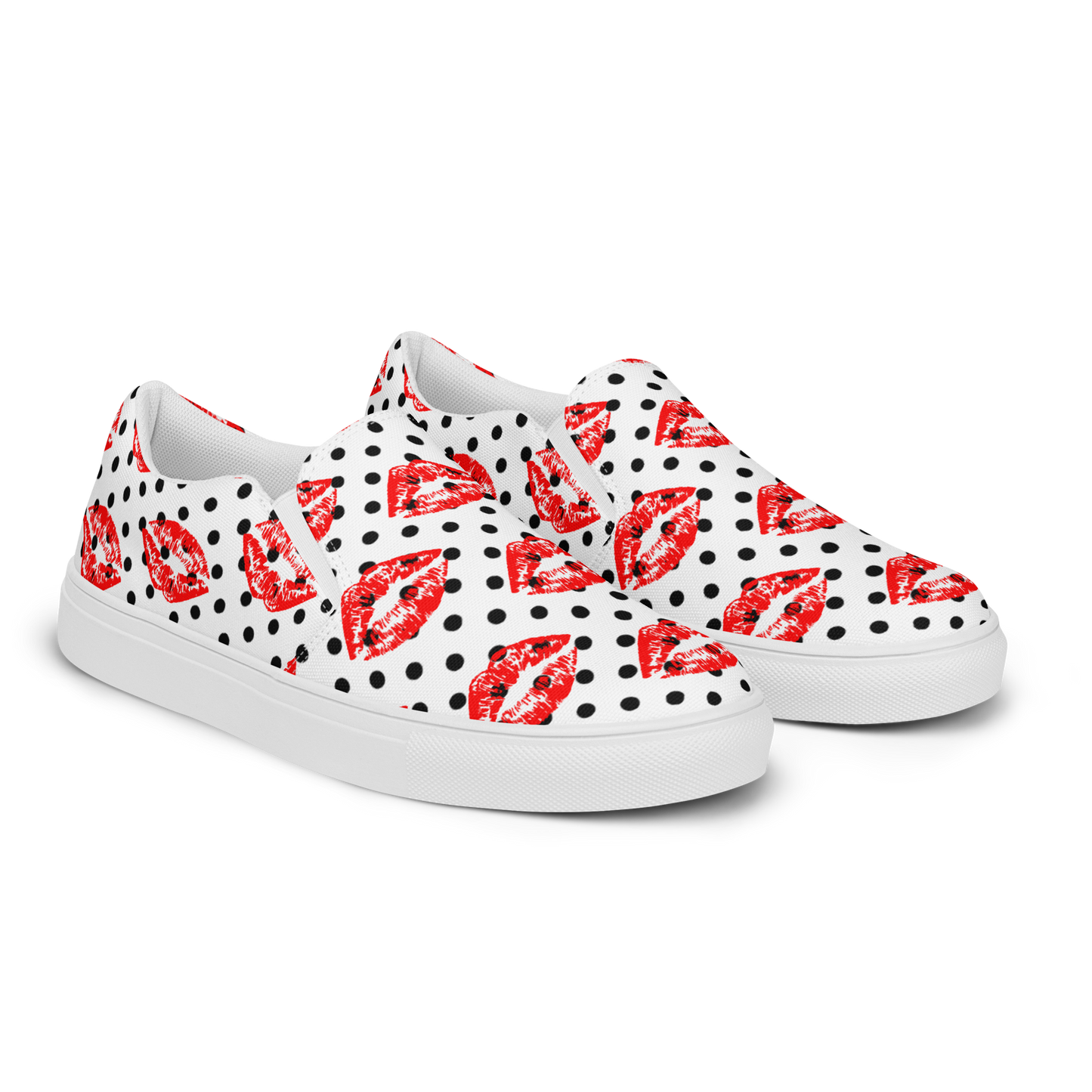 Women’s slip-on canvas shoes (Lips)