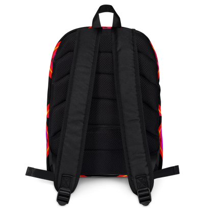 Backpack w/ Front Pocket (Neon Honeycomb)