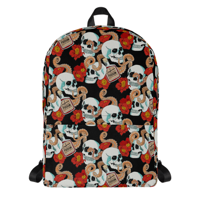 Backpack w/ Front Pocket (Poppies)