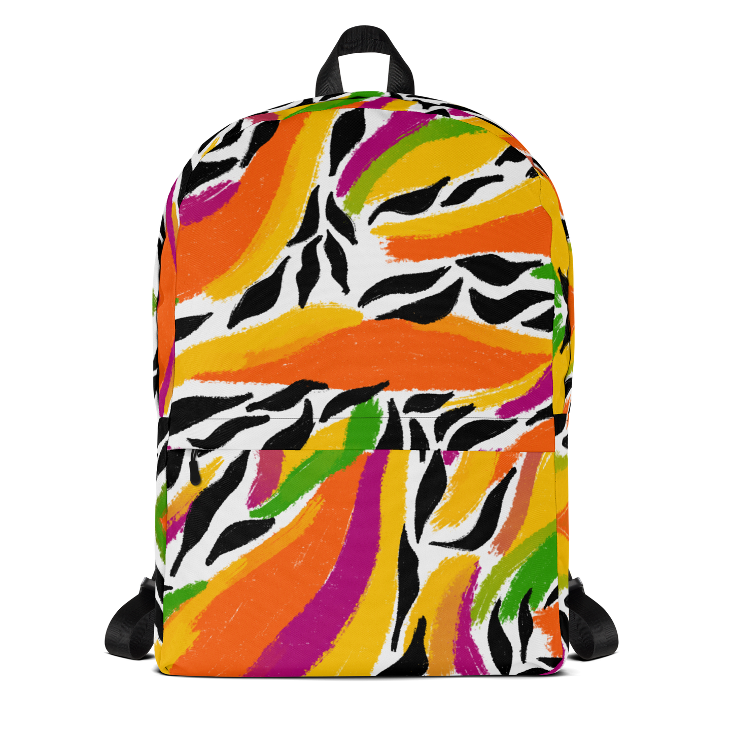 Backpack w/ Front Pocket (Mango Mosaic)