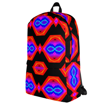 Backpack w/ Front Pocket (Neon Honeycomb)