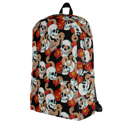 Backpack w/ Front Pocket (Poppies)