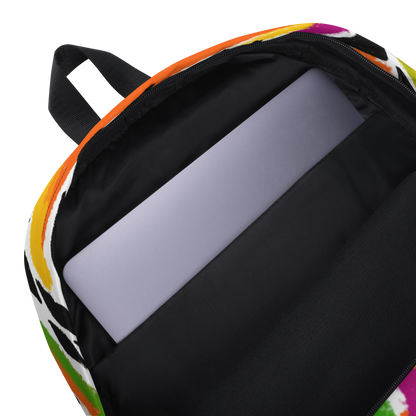 Backpack w/ Front Pocket (Mango Mosaic)