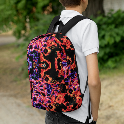 Backpack w/ Front Pocket (Lava lamp)