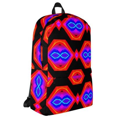 Backpack w/ Front Pocket (Neon Honeycomb)