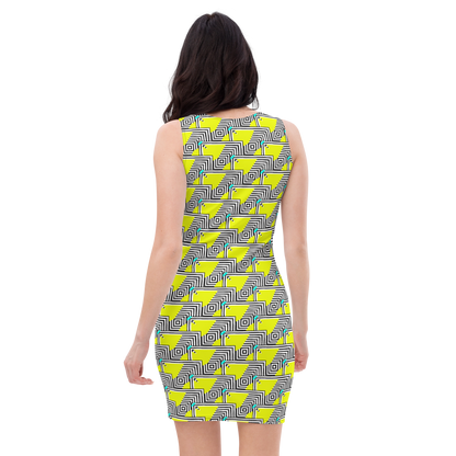 Bodycon dress (Retro Yellow)