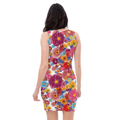 Bodycon dress (Watercolor Flowers)