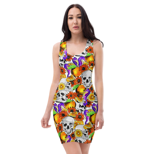 Bodycon dress (Skulls & Oranges)