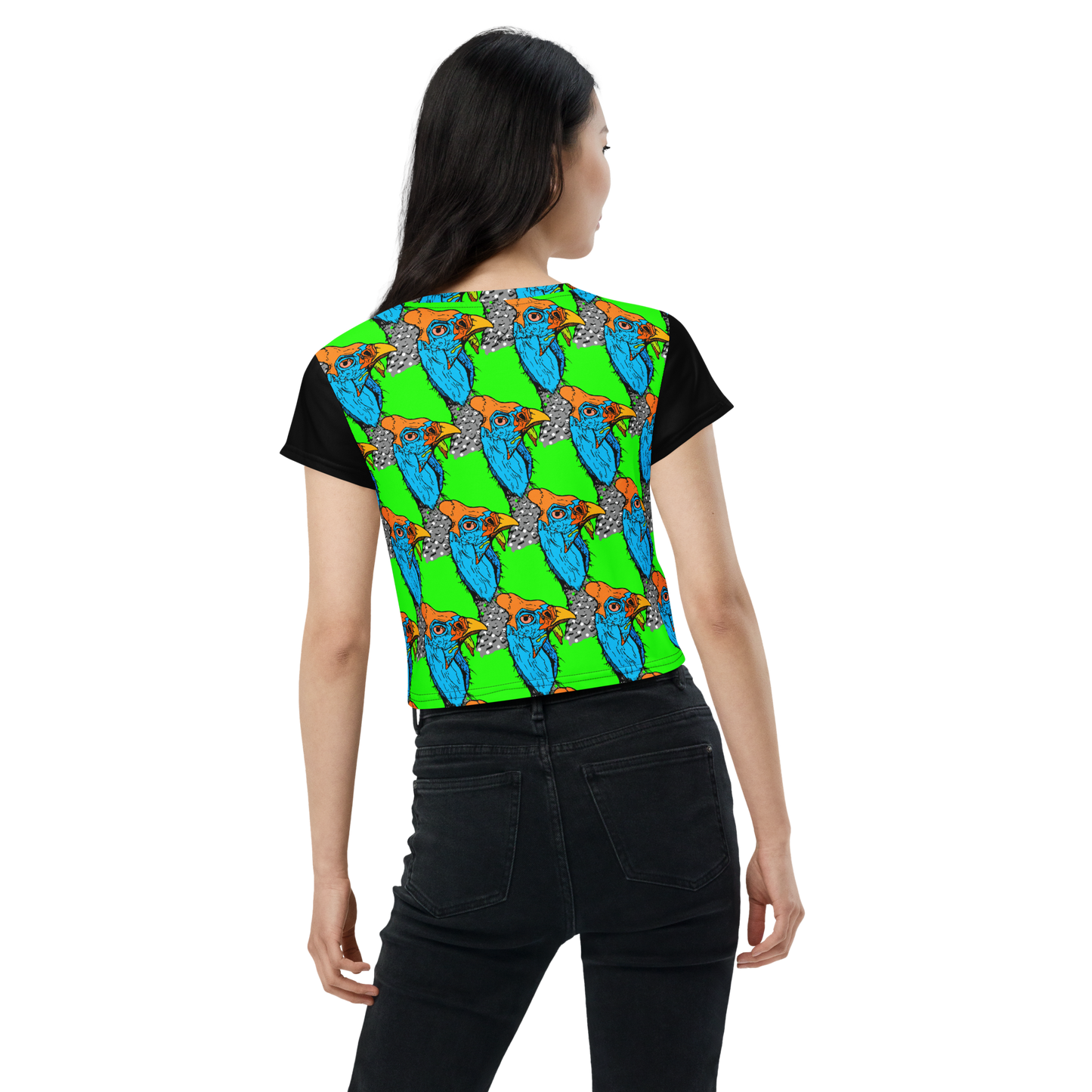 Crop Tee (Funky Chicken)