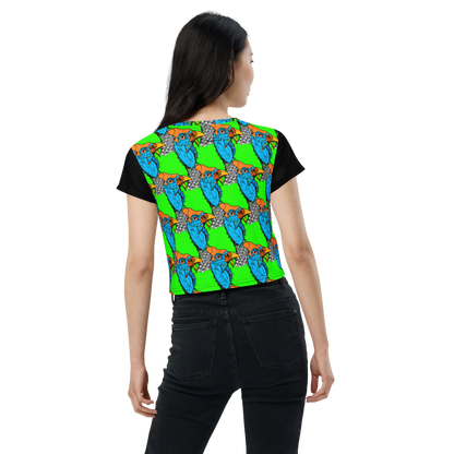 Crop Tee (Funky Chicken)